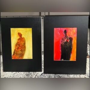 2 matching paintings - NOT PRINTS